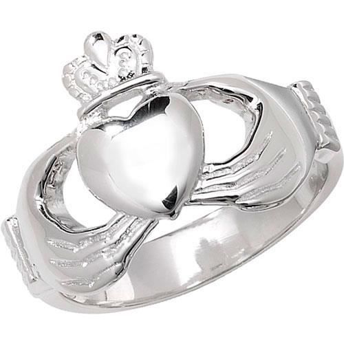 Buffy Contre Les Vampires Livre DTPsilveru00ae Bague Claddagh En Argent Fin 925 - Amour, Loyautu00e9 Et Amitiu00e9 Bague Argent Femme Originale