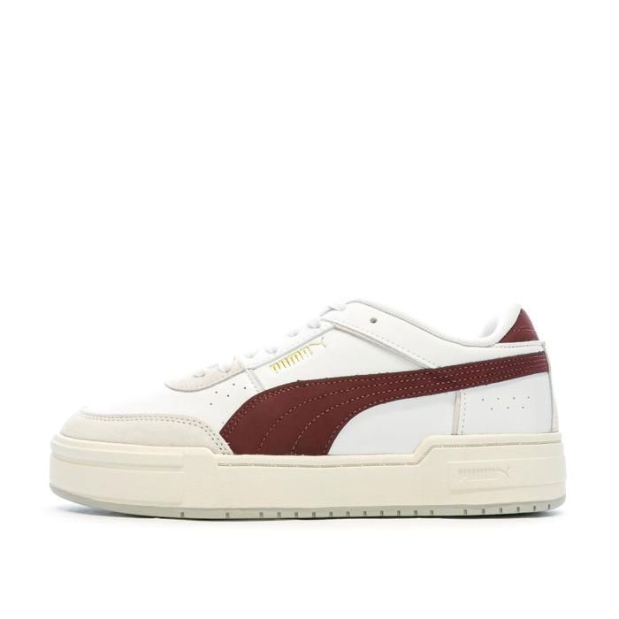 Puma Baskets Blanches/Bordeaux Homme Puma Pro Sport Mix