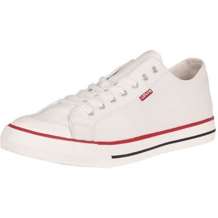 Levi s Pour des hommes Baskets en toile Hernandez blanc