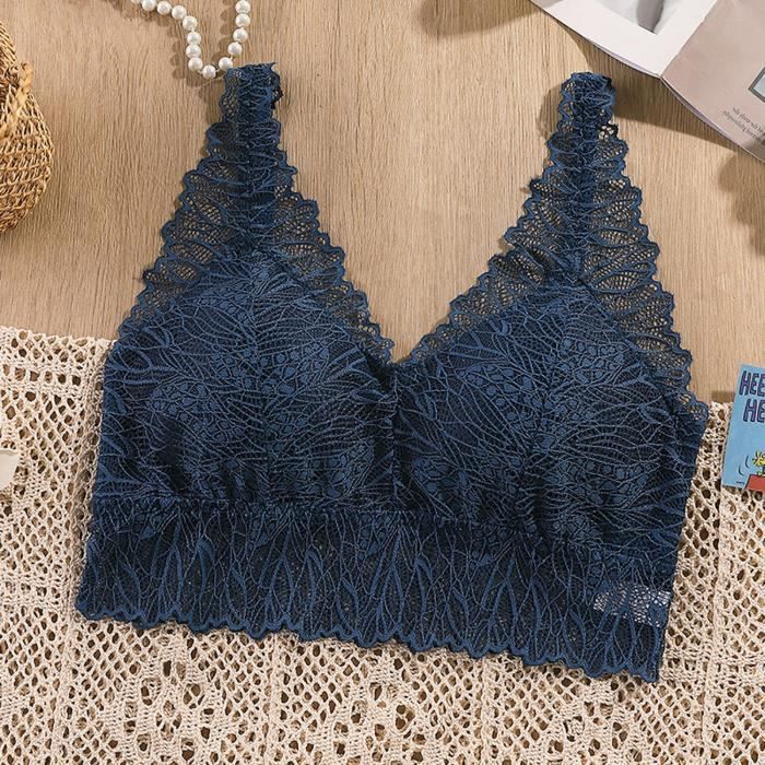 Lot De 3 Bandeaux De Poitrine Dentelle Sans Bretelles - Soutien-gorge Invisible Pour Dos Nus Et Décolletés - Nylon Confortable