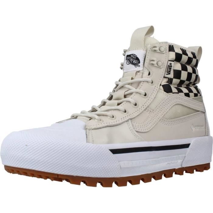 Basket Homme - VANS - 110847 Beige - Textile - Vulcanis?� - Goretex Beige - Cdiscount Chaussures