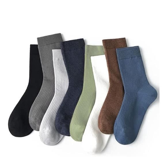 Chaussette Homme Coton 8 Paires Sans Couture Respirantes et