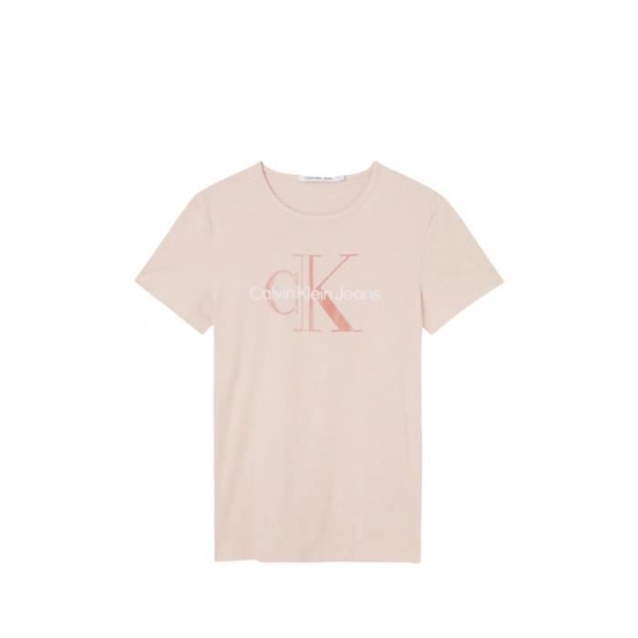 T Shirt Femme Calvin Klein Jeans Ref 57001 tky Rose