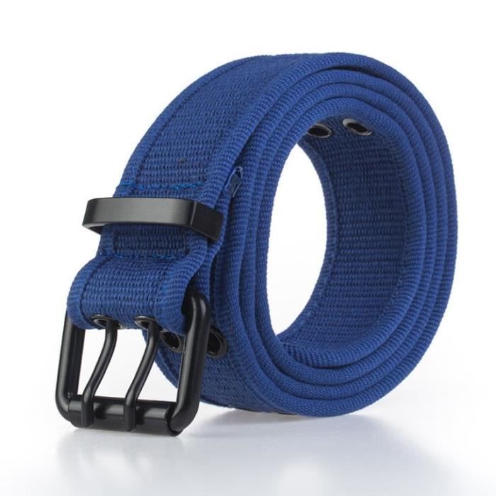 Ceinture Tactique Militaire En Nylon Noir 120cm - Boucle Rapide, Neuve Avec étiquettes