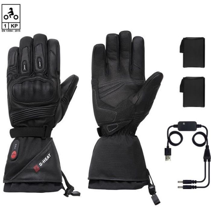 Gants chauffants Racer HEAT5 - Gants Moto Chauffants 