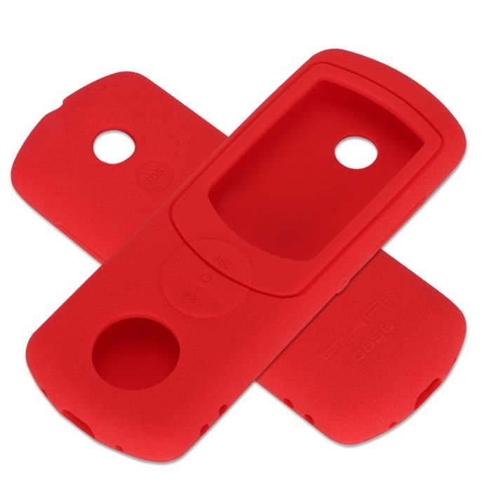 Étui Silicone Protection DJI Osmo Action 4/3 – Coque Anti-Chute Rouge Avec Sangle De Cou Portable