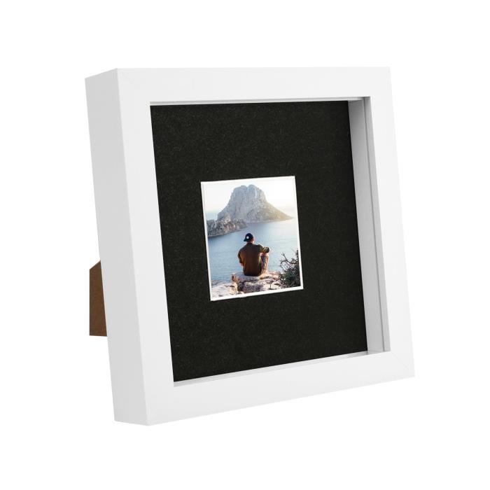 Cadre Photo 3D A4 (8x12") Nicola Spring - Boîte Profonde Noire Avec Support A5, Acrylique Léger - Pour Photo, Art Mural, Décoration Moderne - 2