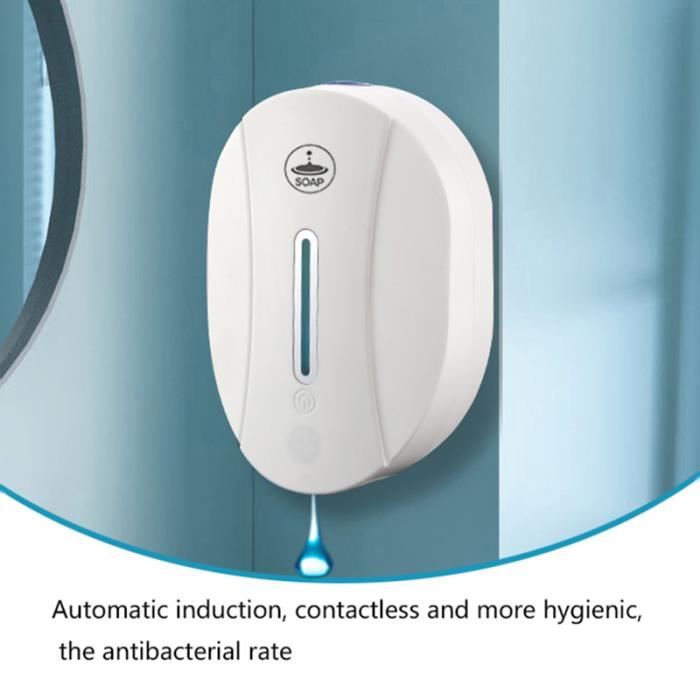Distributeur De Savon Automatique Avec Capteur Infrarouge Distributeur Electrique Etanche Ipx5 Recharge Usb C Pour Cuisine Salle De Bain Blanc 78317421