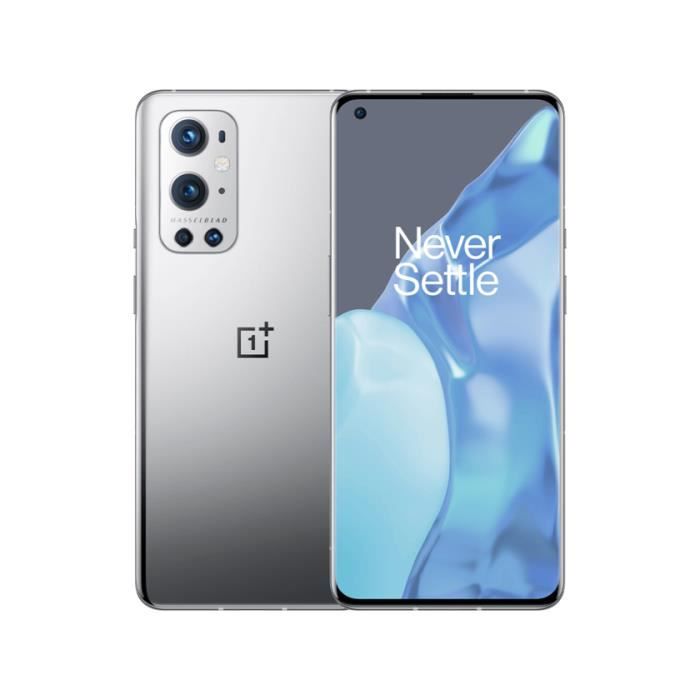 OnePlus 9 Pro 5G Téléphone 8Go 128Go Argent Snapdragon 888 6,7 pouces 120Hz adaptatif Hasselblad 50MP Cámara Charge rapide sans fil