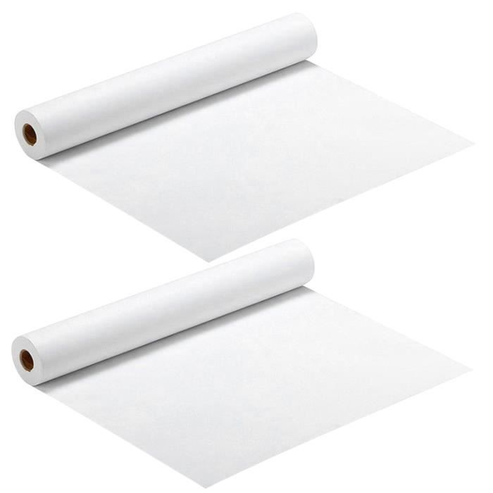Rouleau De Papier à Dessin Folia 8125 - 50 Cm X 25 M, Papier Blanc 80g/m² Idéal Pour Idées Créatives