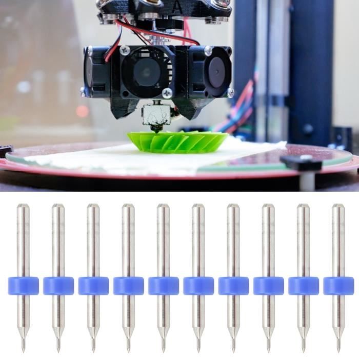 SALUTUYA Buse D'aiguille De Nettoyage Aiguille De Nettoyage D'imprimante 3D, Outil De Perçage De
