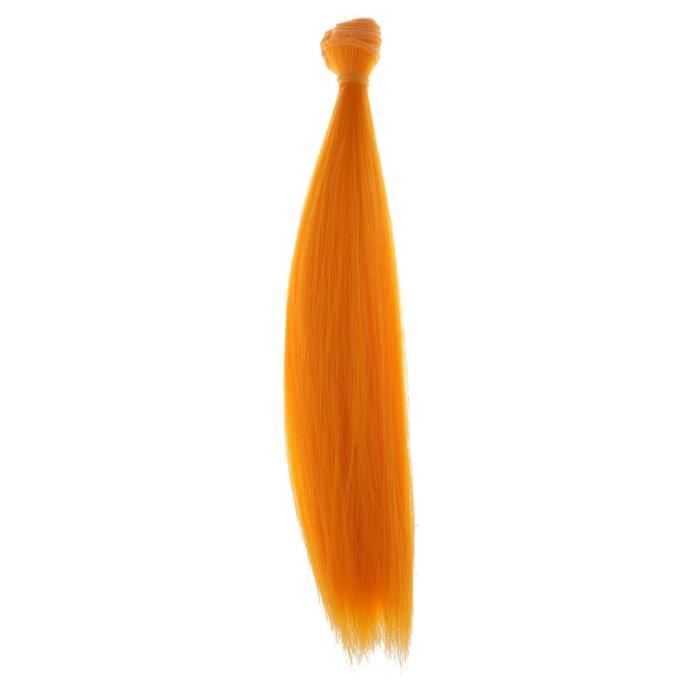 Kesoto Perruques en Vrac pour Cheveux de Poupée BJD pour Postiche Fournitures Beige 