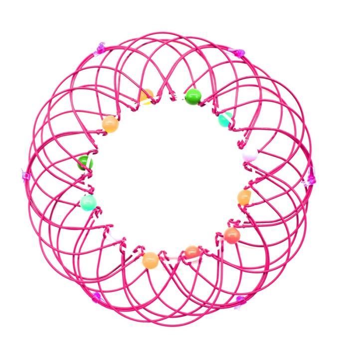 Panier Flexible Anneau de Flux Magique Multicolore Panier de Fleurs