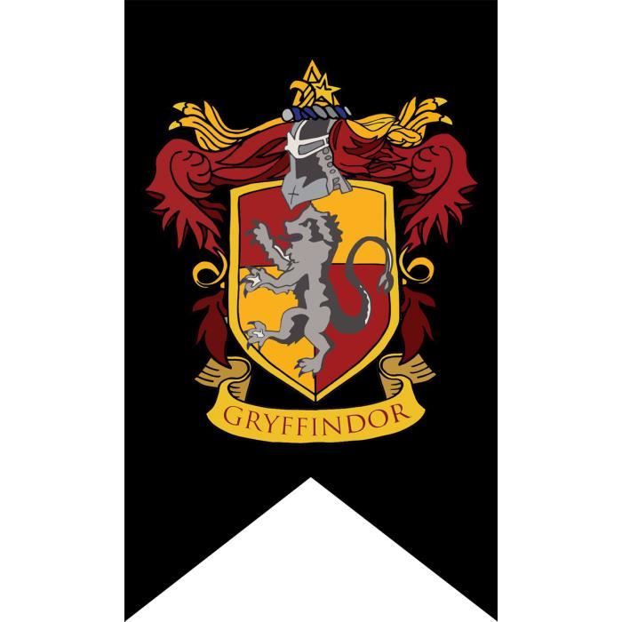 Harry Potter Bannière – emblème de la drapeaux Harry Potter United College, Serpentard, Gryffondor