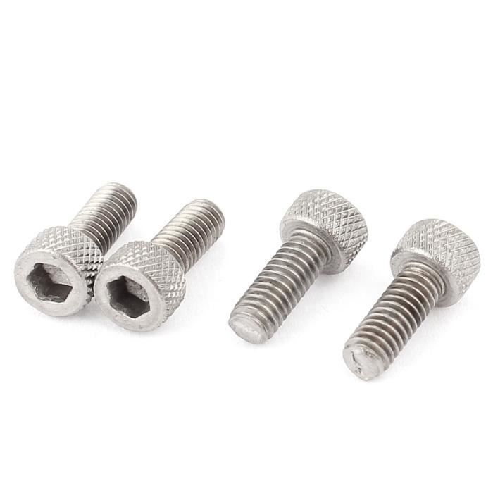 Vis Boulons Tête Hexagonale Capuchon 5/16-18x2 - Grade 12.9, Alliage, Lot De 5 Par Uxcell