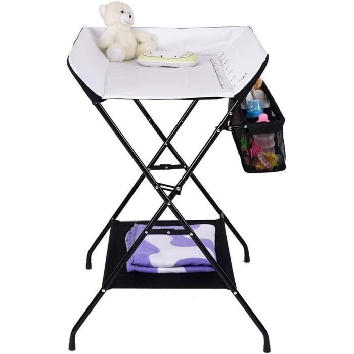 Table Rectangulaire Pliante Réglable Pour Enfant – Blanc, Plastique HDPE – Hauteur Ajustable 50/62/74 Cm - 5