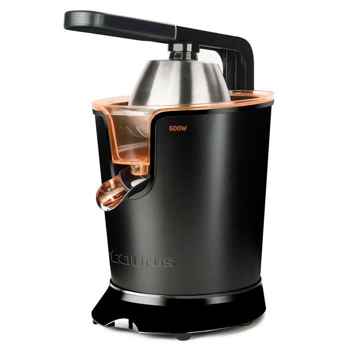 Presse-agrumes Taurus Easy Press 600 levier professionnel de 600W, réservoir de 650ml, 2 cônes
