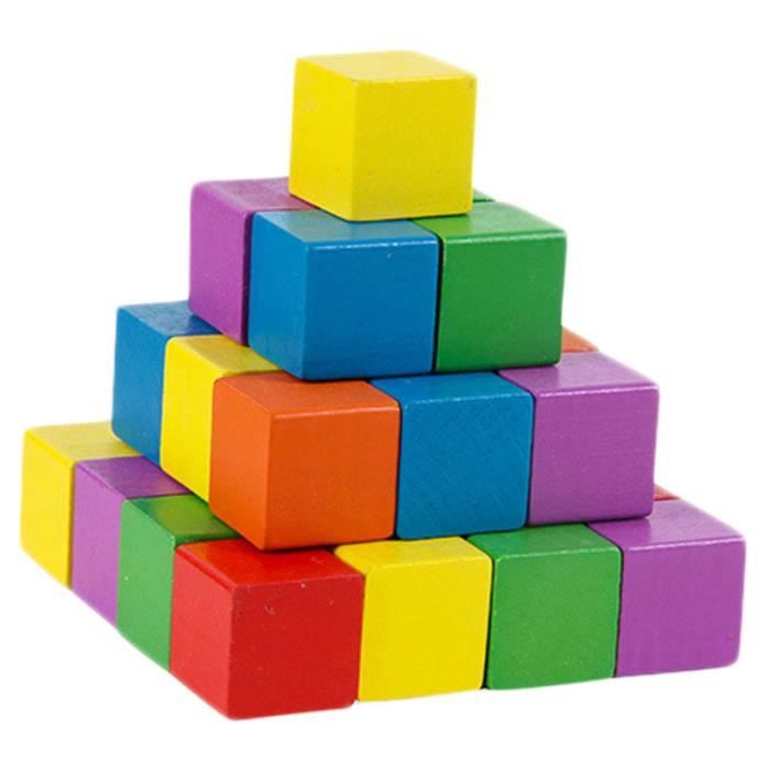 4 inachevée en bois blocs de bois artisanat cubes Quatre 4 cm pièces de 1 1/2 pouces 
