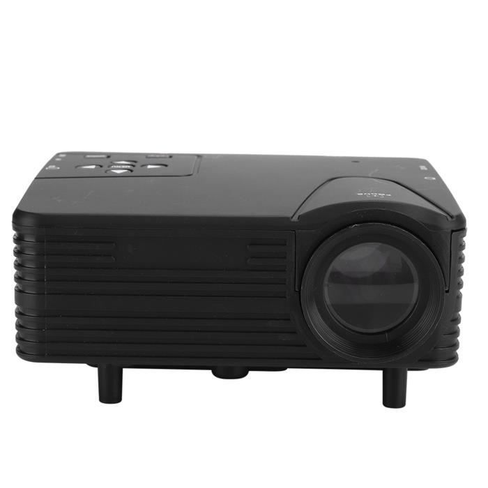 TMISHION Projector Mini projecteur portable 1920x1080 80LM Home Cinema