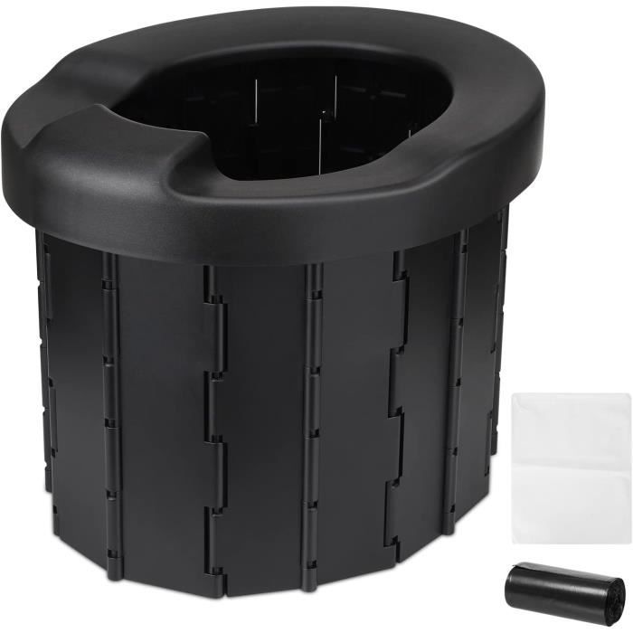 Toilettes de camping, seau de toilette, toilettes portables, toilettes