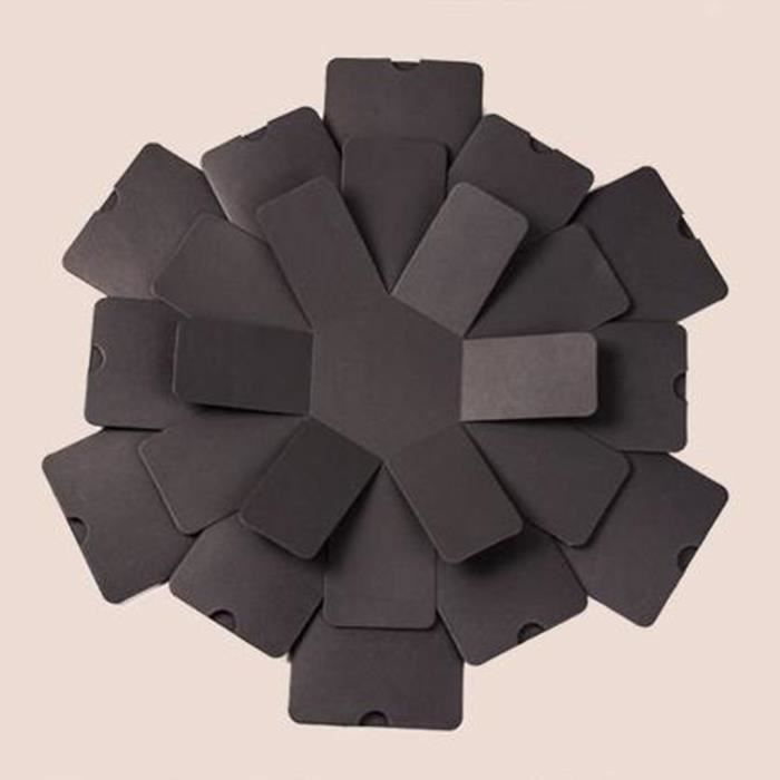 GWAWG Boîte Surprise Explosion Box 6 Faces - Boîte Cadeau Photo Hexagonale DIY Pour Mariage Anniversaire Saint-Valentin