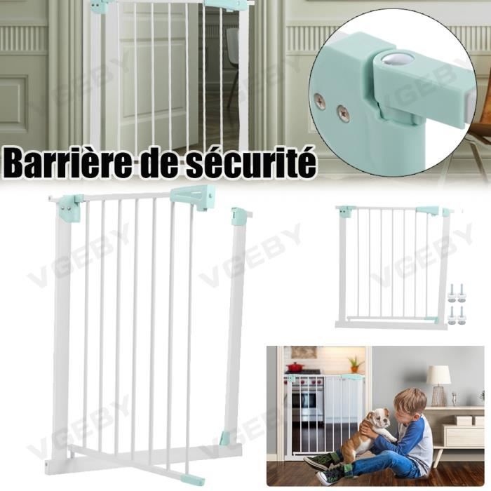 Barriere De Securite Porte Et Escalier Pour Enfants Et Animaux Metal Vgeby Abi Cdiscount Puericulture Eveil Bebe