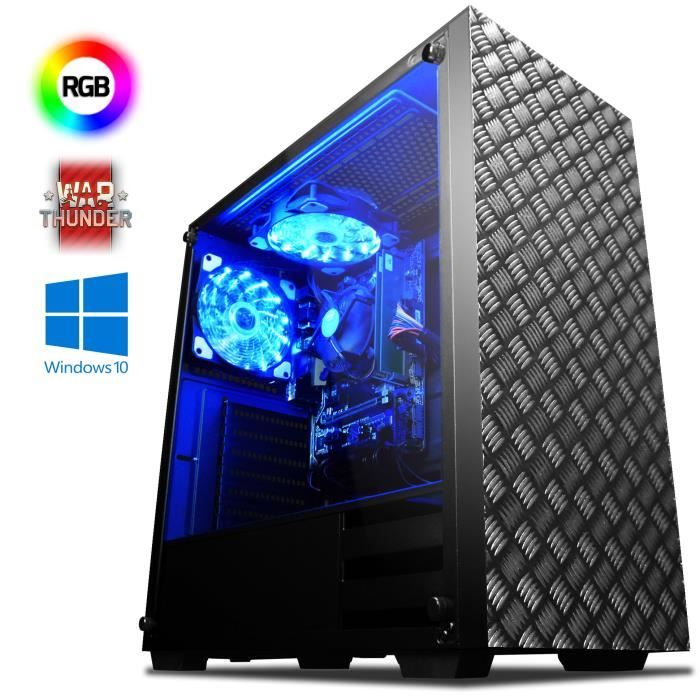 Top achat Ordinateur de bureau VIBOX Standard 3XL PC Gamer Ordinateur avec War Thunder Jeu Bundle, Windows 10 OS (3,8GHz AMD A8 Quad-Core Processeur , Radeon R7 Gr pas cher