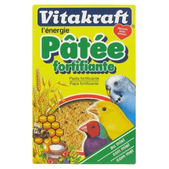 Pâtée fortifiante - VITAKRAFT - Miel - Pour oiseaux - 100g - Complément alimentaire