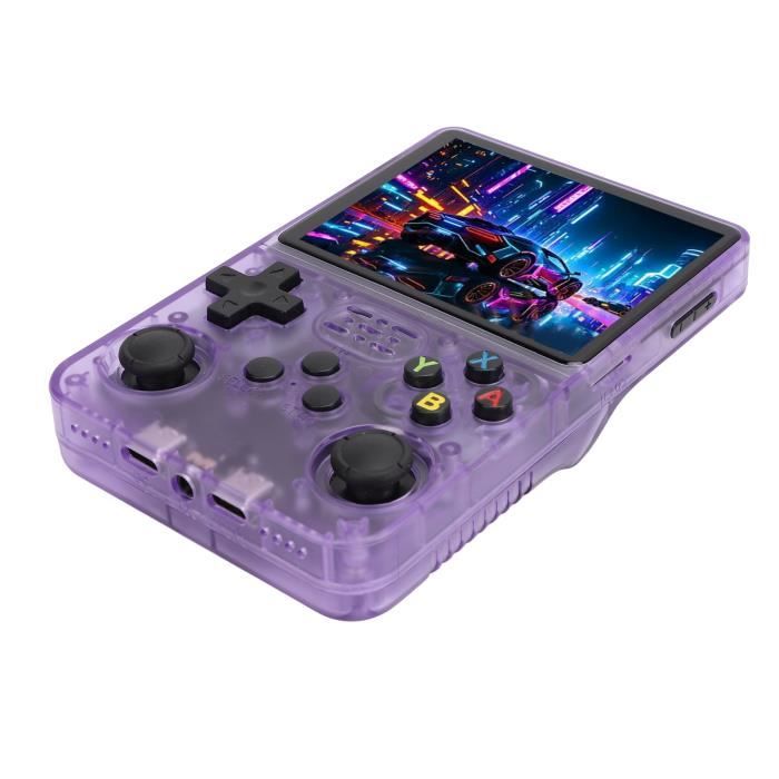 Console De Jeu Portable - ANBERNIC - RG35XX - Écran 3.5 Pouces - 64 Go - Rétro Gris