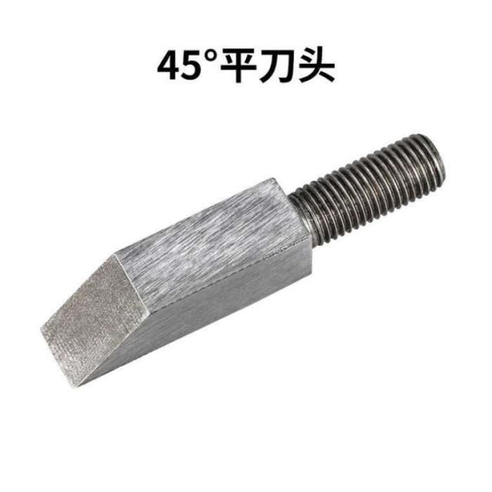 Ciseau à bois trempé CR V avec poignée enveloppée de caoutchouc pour sculpter les bords, raboter, couper couper