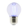 Ampoule LED Déco filament bleu 3W E27 Sphérique-1