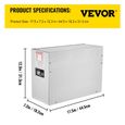 Générateur de vapeur pour sauna - VEVOR - modèle VV-SG-9KW - 9 kW - 6 L - 35 à 55 ℃-1