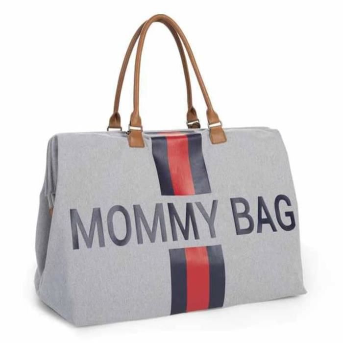 CHILDHOME Sac à langer Mommy Bag toile gris