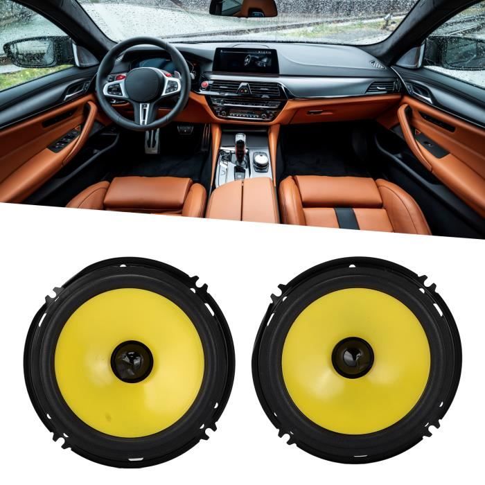 2 Pièces Voiture Petit Haut-parleur Carré, Haut-parleurs o de voiture 500W Voiture Haut-parleur o Fort Musique Tweeter Haut-parleur pour o de Voiture,Équipement ovisuel embarqué