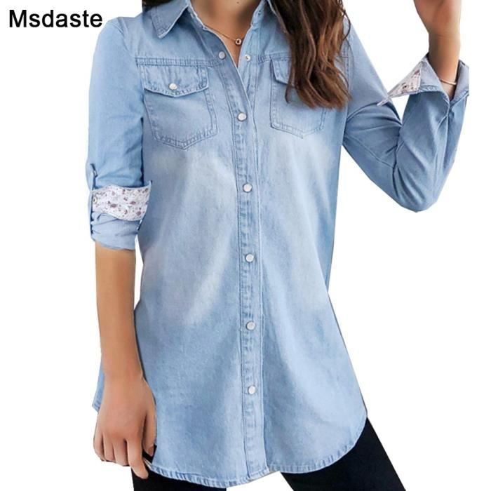 Chemise djine femme 2019 deals