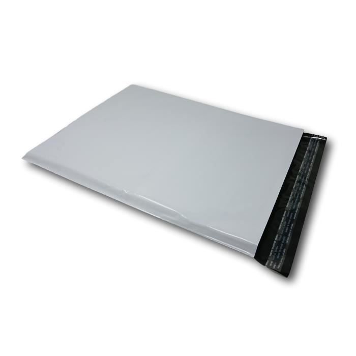 Homewit Lot De 60 Sacs D'Expédition Autocollants Opaques 350 X 450 Mm - Emballage Vêtements Et Textiles