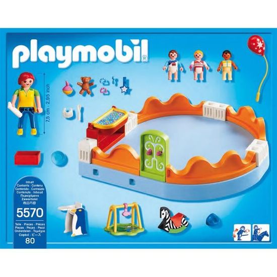 Playmobil - 5570 - Jeu De Construction - Espace Crèche avec Bébés - les  Prix d'Occasion ou Neuf