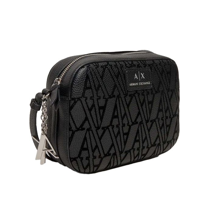 Sac bandoulière Armani Exchange Femme Unlimited Noir Simili Cuir