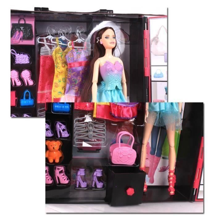 Nouvelle Poupée Barbie Princesse Cendrillon Robe + 6x Accessoires Couronne  Collier Chaussures Danse Fête Vêtements Enfant Jouet Du 1,83 €