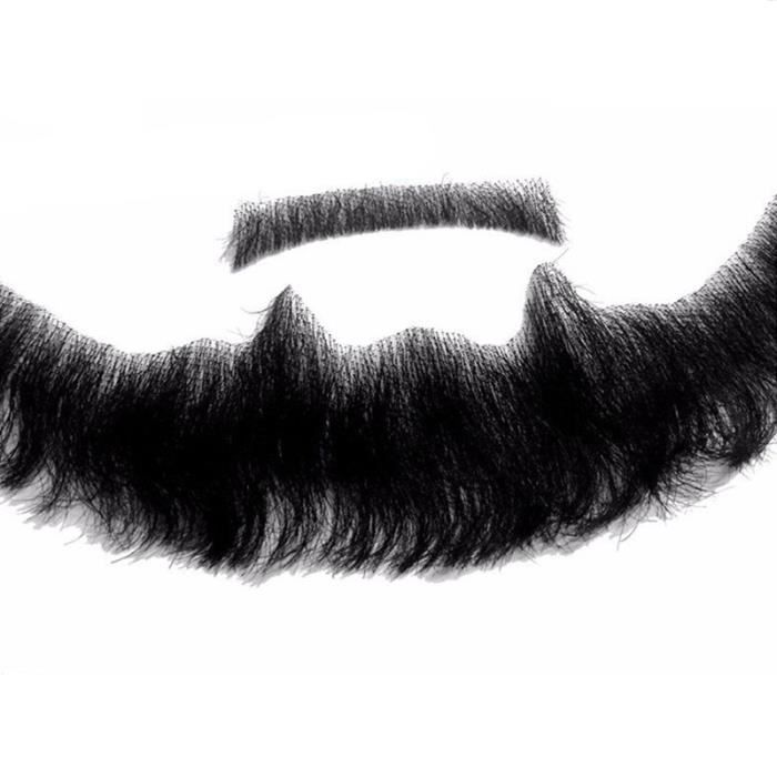 Fausse Barbe En Cheveux Naturels Pour Déguisement - Style Réaliste Homme