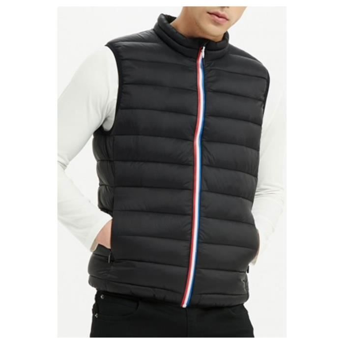 Doudoune sans manches Noir Homme Noir Cdiscount Pr t Porter