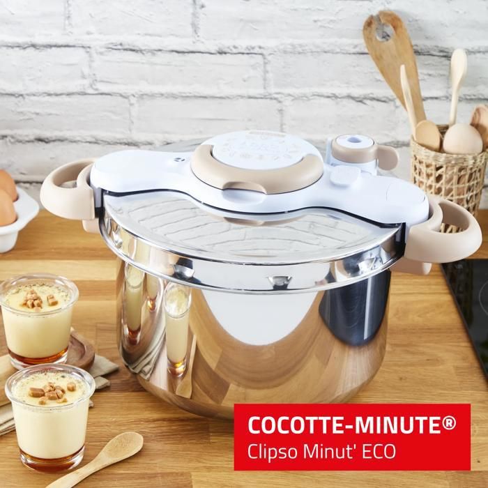 ANCIENNE COCOTTE MINUTE seb bombee 9 litres pure aluminium Tres RARE