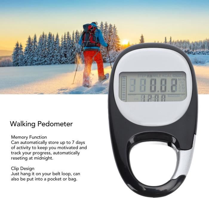 Compteur De Calories Électronique Numérique Avec Écran Lcd,Podomètre Compteur De Calories Électronique Numérique Avec Écran Lcd,Podomètre
