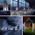 TD® 100 têtes LED guirlandes solaires lumières de fil de cuivre Festival décoration jardin extérieur jardin guirlandes lumineuses-3