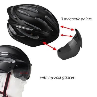 BIKEBOY – Casque de Vélo de Route Rechargeable avec Visière
