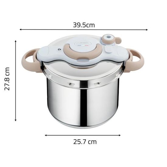 Cocotte Minute SEB Inox 6 Litres Avec Panier – Fabrication Française, Tous Feux Dont Induction