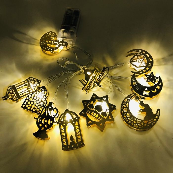 Guirlande Lumineuse De Vacances 10 LED Alimentée Par Batterie IP43 Etanche Pour Chambre A Coucher Jardin Cour 86248161