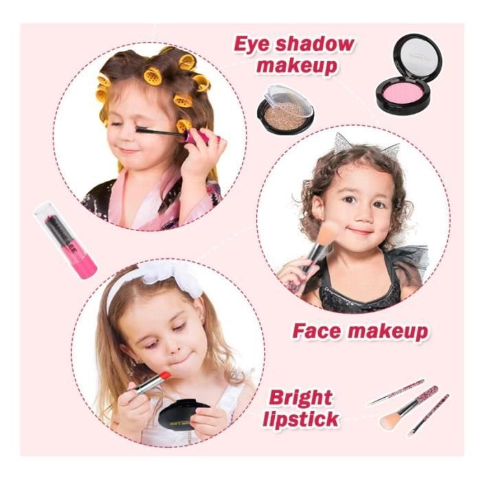 Trousse faux maquillage enfant fille jouet imitation cosmétique 10