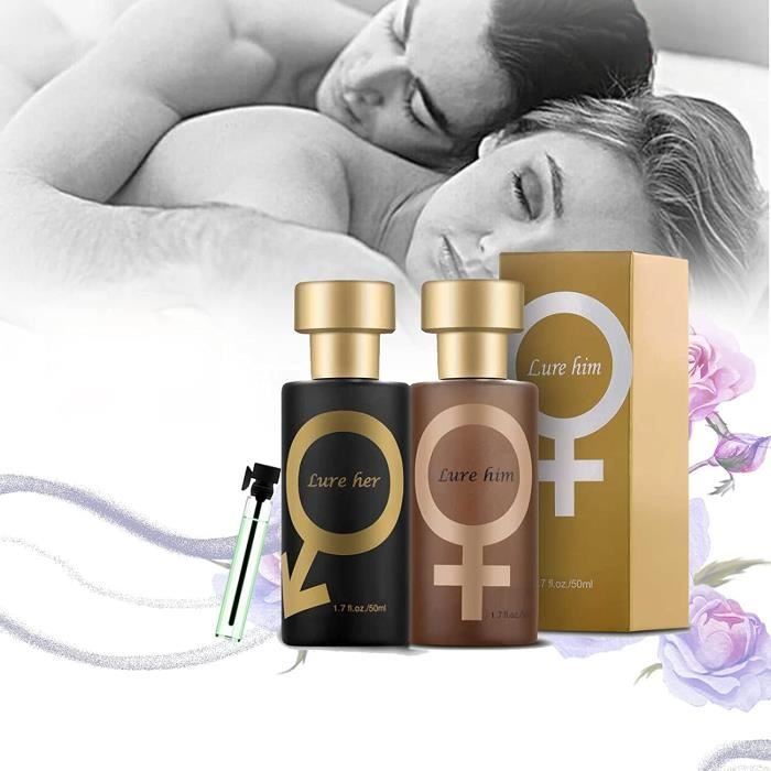 Golden Lure Pheromone Perfume, Romantic Pheromone Glitter Perfume