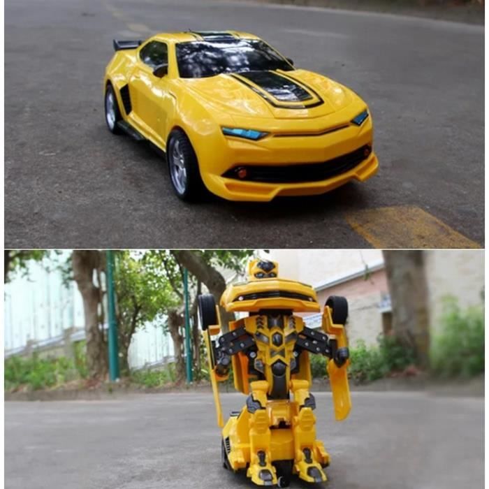 Robot Voiture Transformable Unicorne – Jouet Anti-collision En ABS – Se Déforme En Voiture Et Robot – Cadeau Enfant